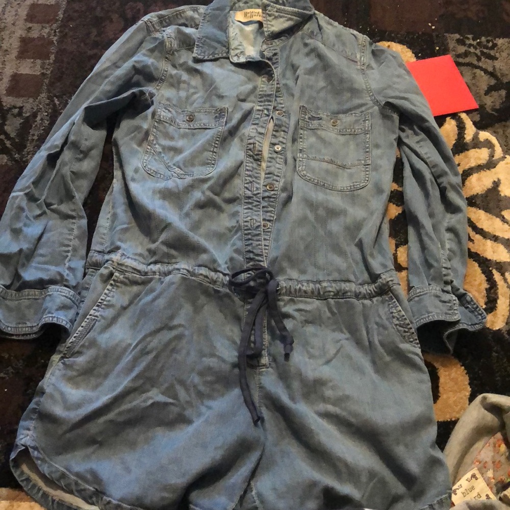 Chambray Romper